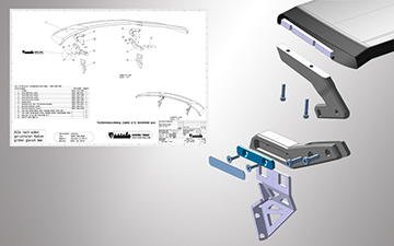 CAD-Design Heckflügel Torneo für Lamborghini Huracan