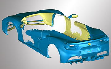 3D Scan Ferrari 488 GTB
