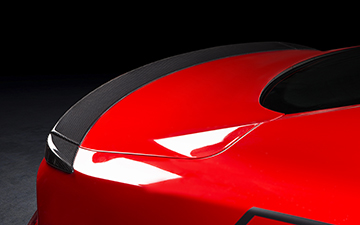 Rear Spoiler Lip Carbon Fiber for Mustang